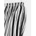 Cotton Mens Vertical Stripes Revere Collar Long Sleeve Home Pajama Set With Pocket